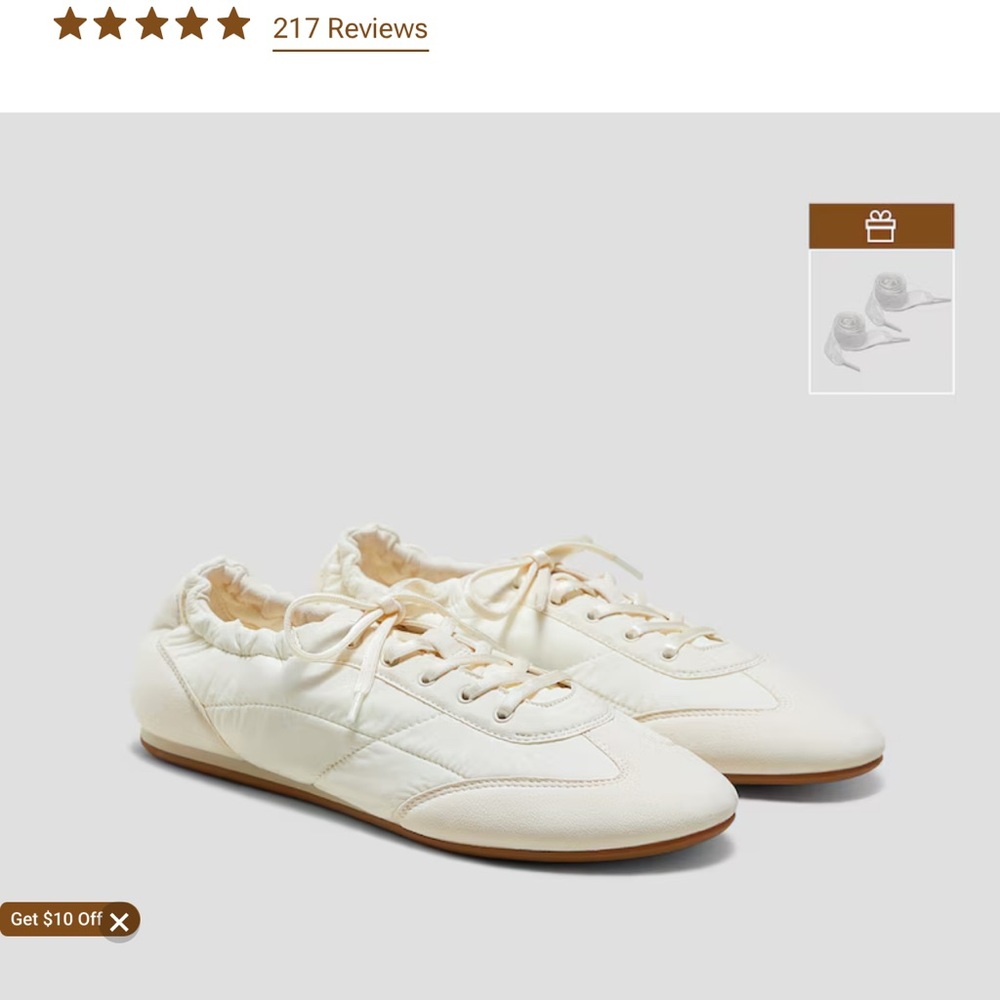 NEVER WORN- VIVIA- Elegant Cream Loafers for Women